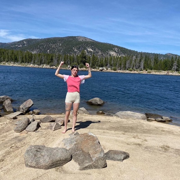 Vintage pink Plaid Customized Top - Picture 4 of 4